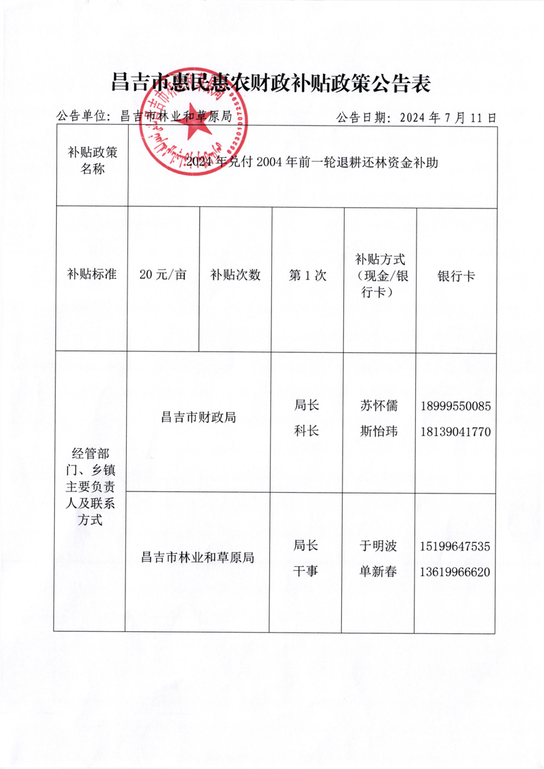 昌吉州干部信息公告