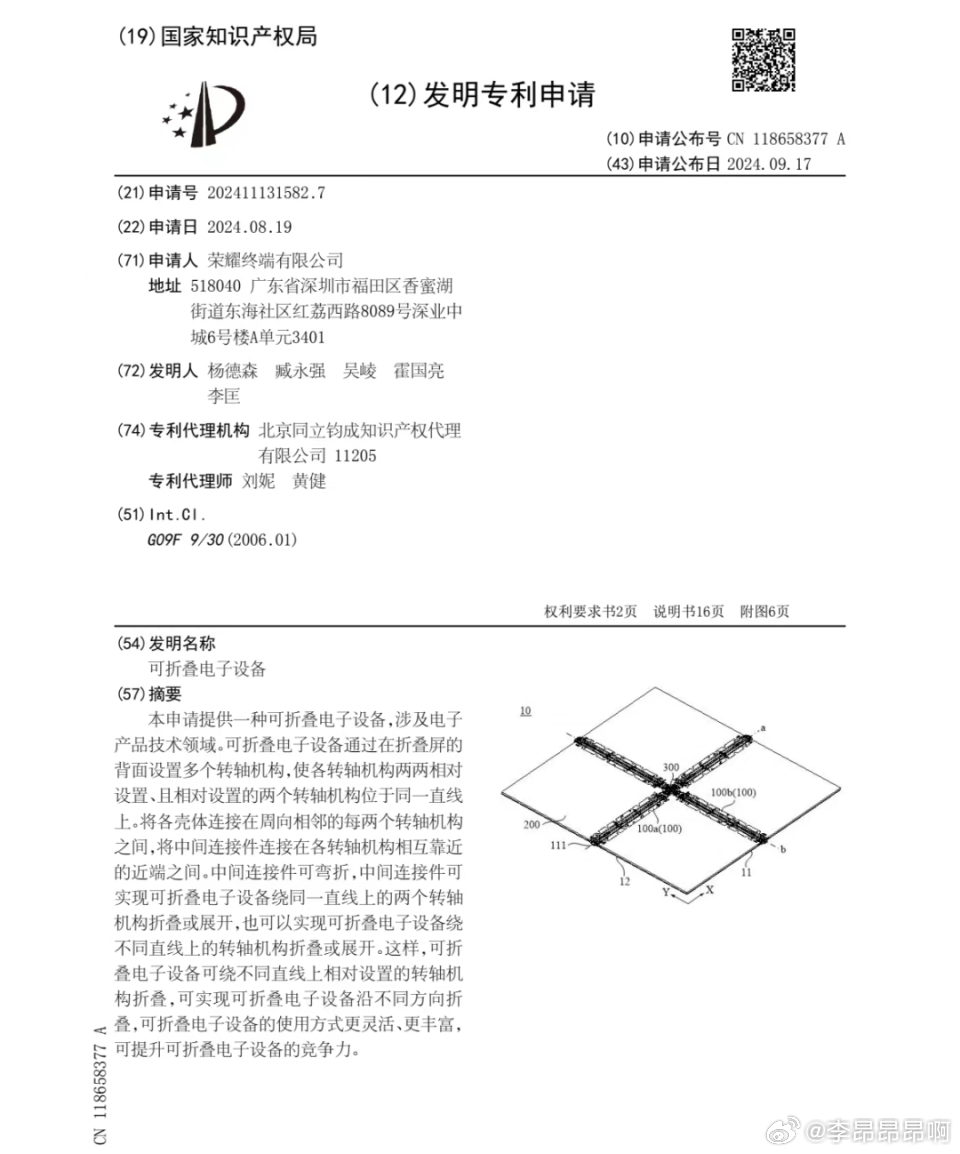 前沿专利动态速递